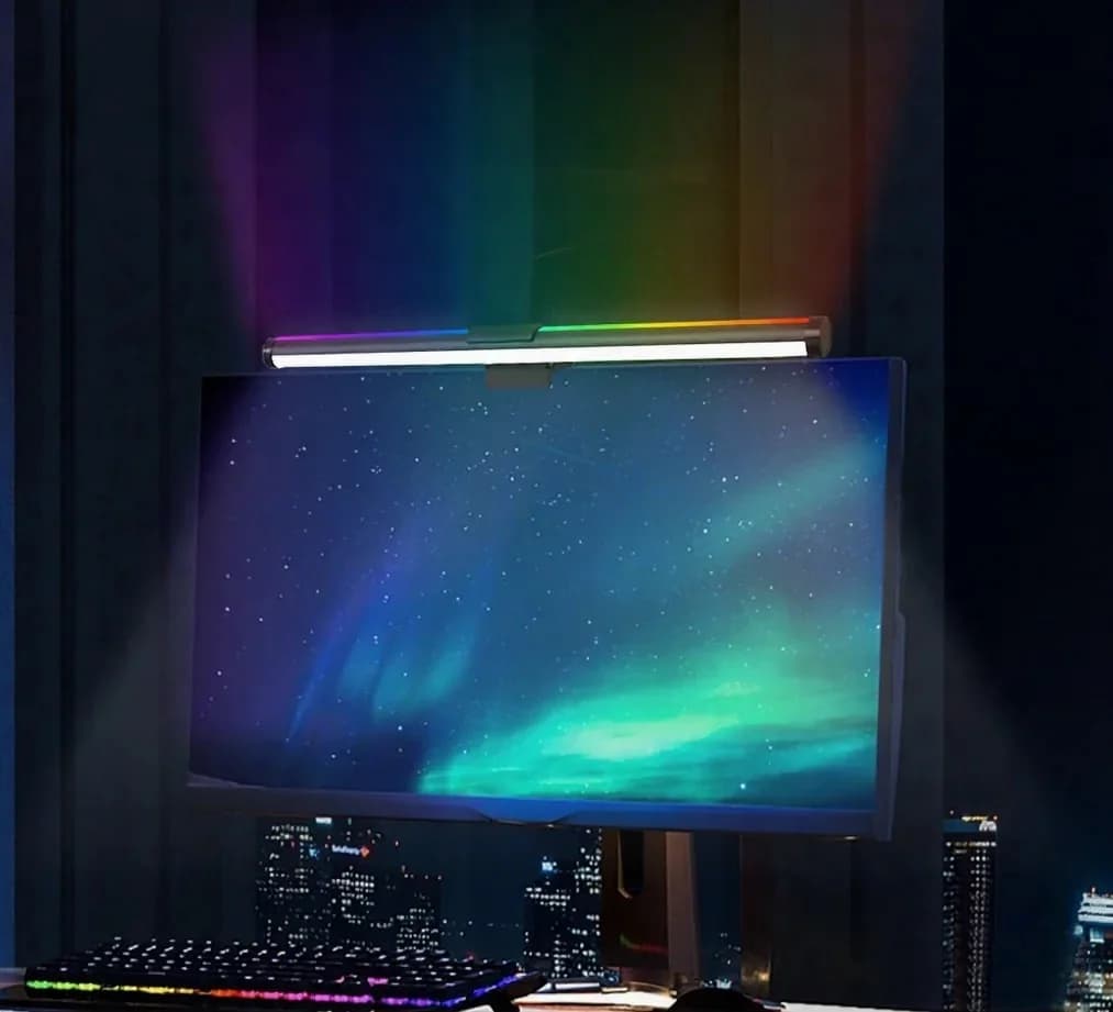 Barra de Luz LED para Monitor Alimentada por USB para Mesa