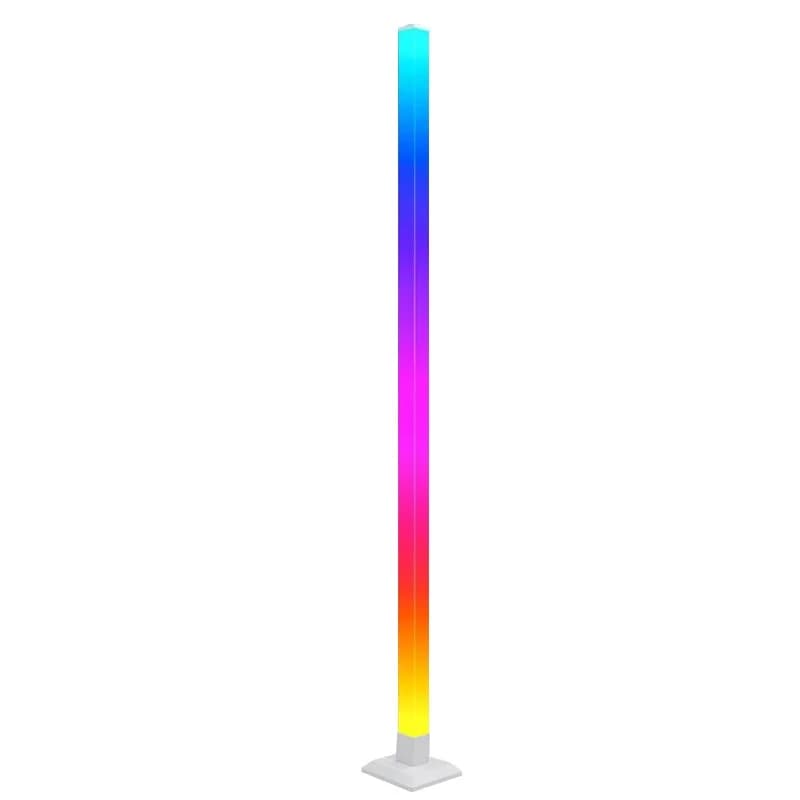 Luminária de Piso Inteligente RGB com Sincronização Musical e Controle por App LED