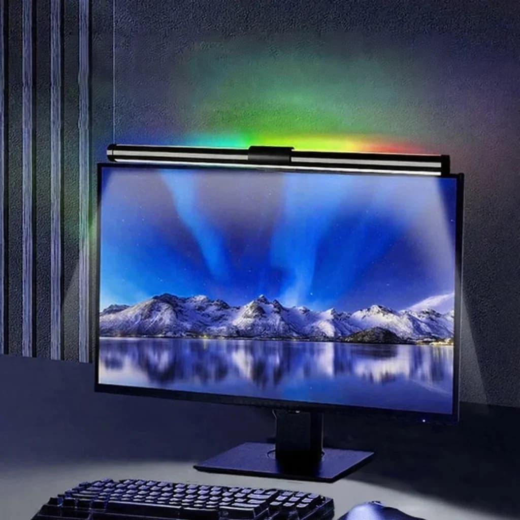 Barra de Luz LED para Monitor Alimentada por USB para Mesa
