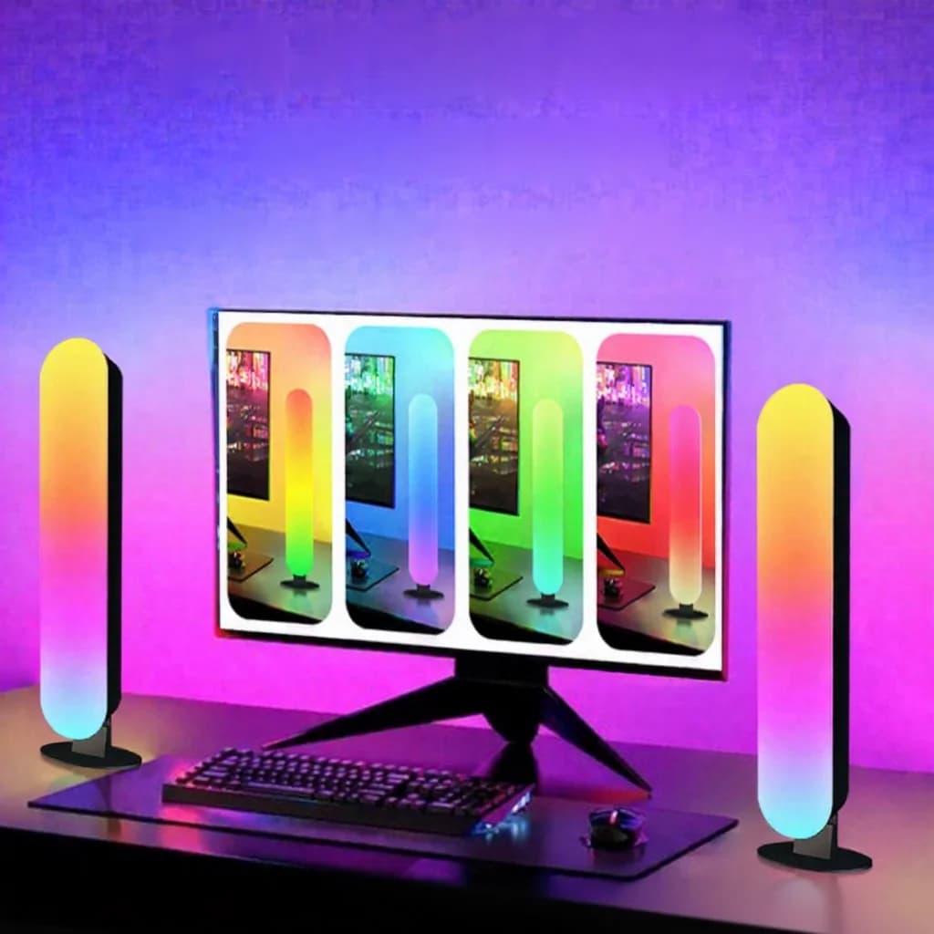 Luz Ambiente LED RGB com Sincronização Musical Bluetooth e Controle por App