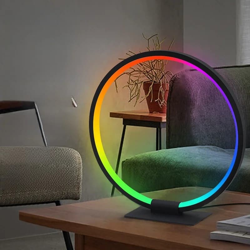 Luz Noturna de Atmosfera LED RGB com Sincronização Musical
