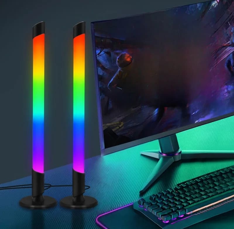 Luz de Atmosfera RGB USB com Sincronização Musical para Desktop Gamer