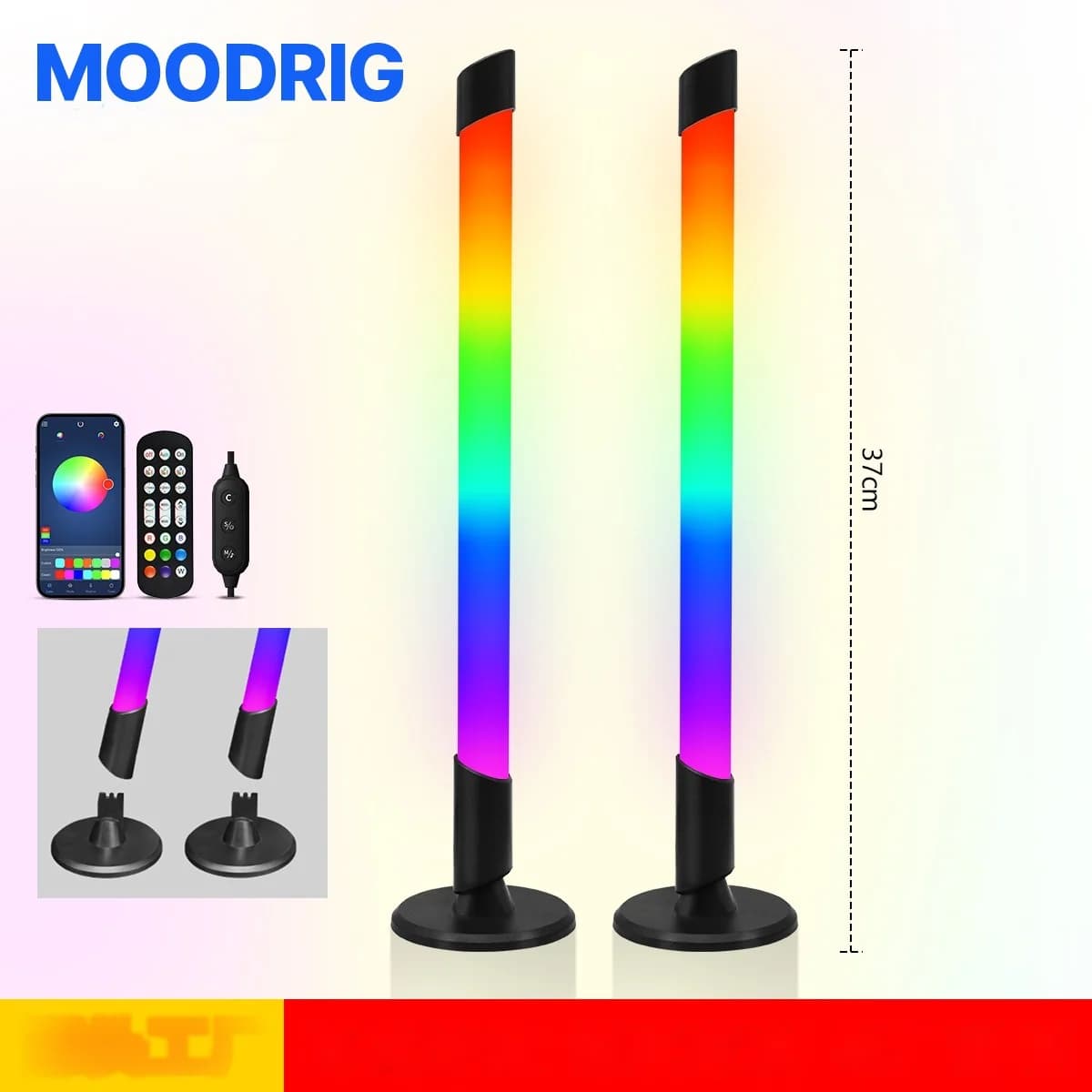 Luz de Atmosfera RGB USB com Sincronização Musical para Desktop Gamer