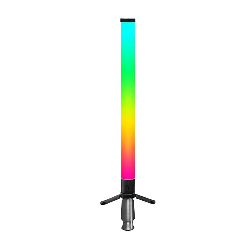 Luminária de Atmosfera LED com Tripé de Mesa, Sincronização Musical e Efeitos RGB