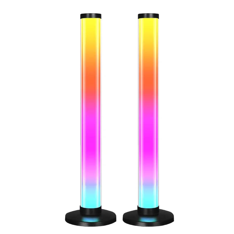 Abajur de Mesa RGB Reativo ao Som 360 Graus com Controle por App e Remoto