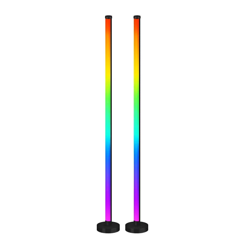 Luminária de Piso RGB com Sincronização Musical, Controle por App e Remoto